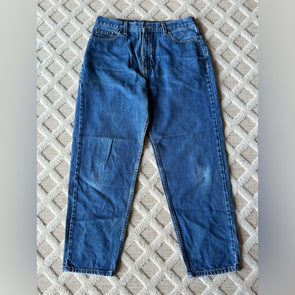 Vintage 90’s Levi’s 560 Loose Fit Straight Leg Blue Denim Jeans Size 14 MIS S - Picture 16 of 16